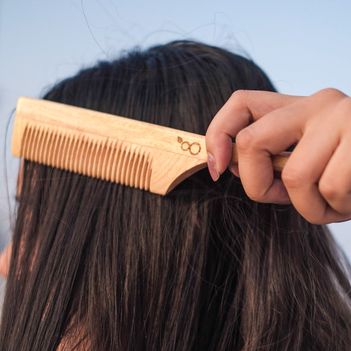 Greendelics Neem Wood Tail Comb