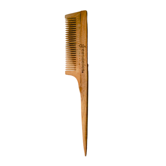 Greendelics Neem Wood Tail Comb