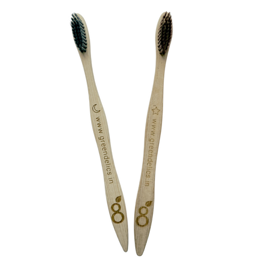 Greendelics Bamboo Toothbrush (Pack of 2)